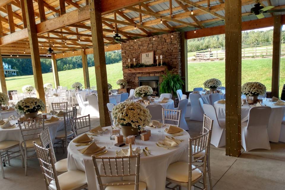 Reception / fireplace