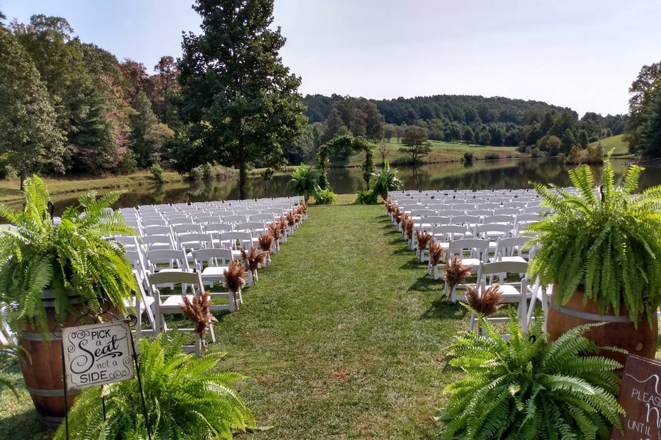 Wedding ceremoney site
