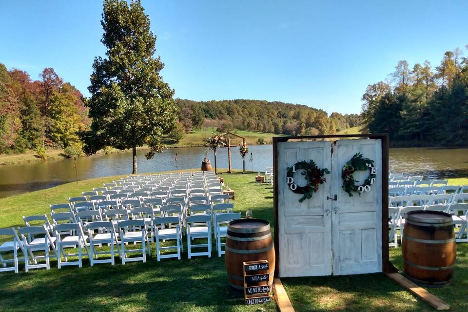 Wedding ceremoney site