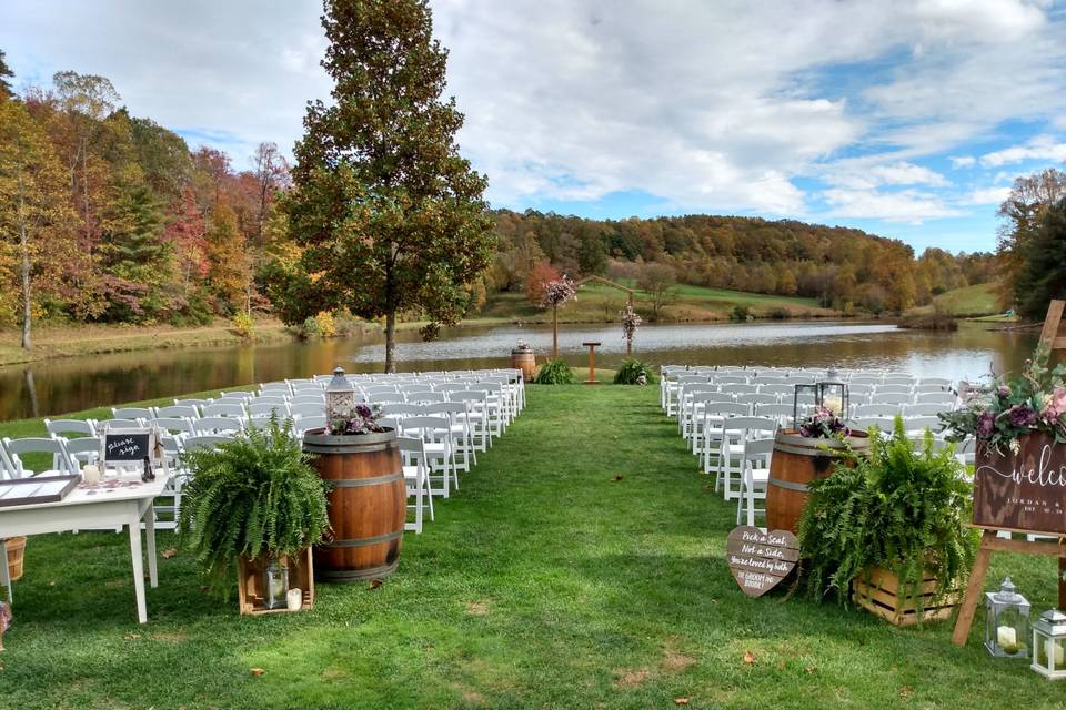Wedding ceremoney site