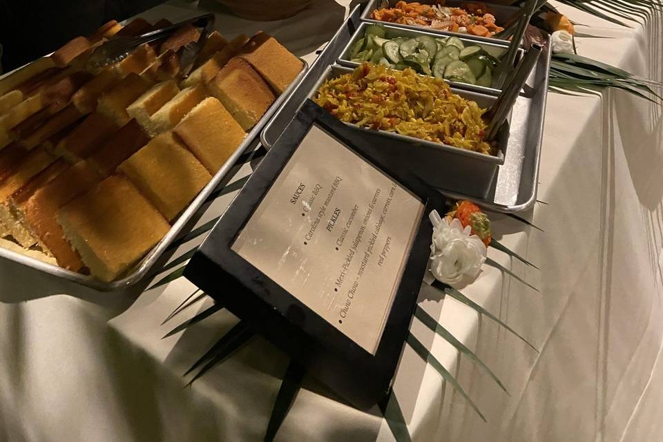 K + M Wedding - buffet