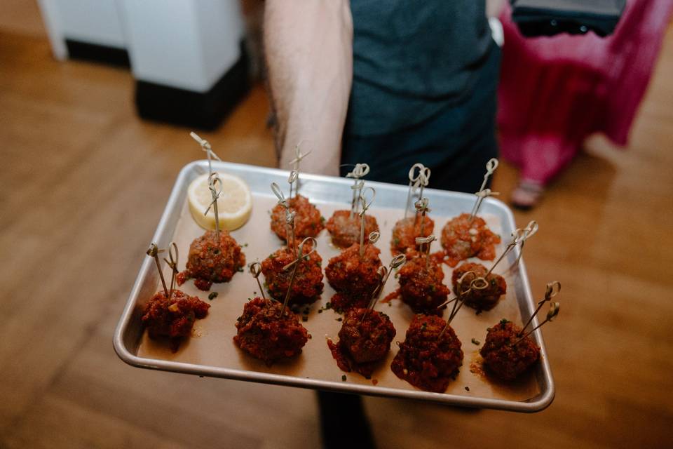 Smoked Brisket Meatballs