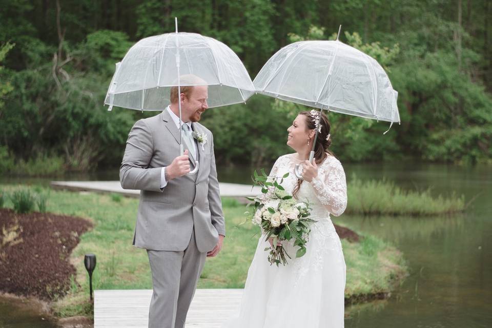 Drizzly Bridal Portraits