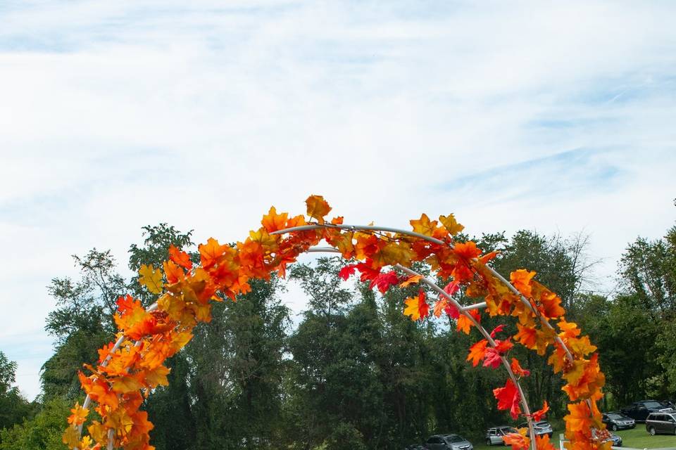 Arch of flowers