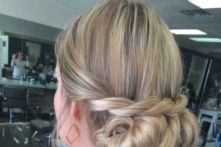 Bridal updo