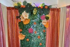 360 Luau Wedding Set Up (pic 2
