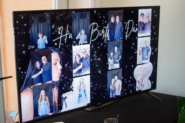 Custom audience viewing screen