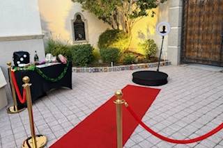 Hollywood Wedding 360 Set Up