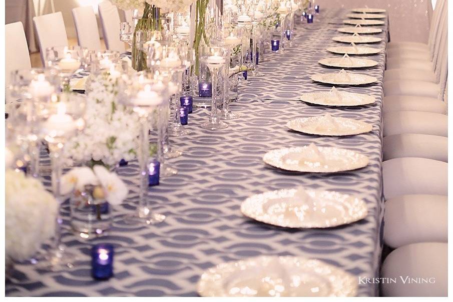 Head table arrangement