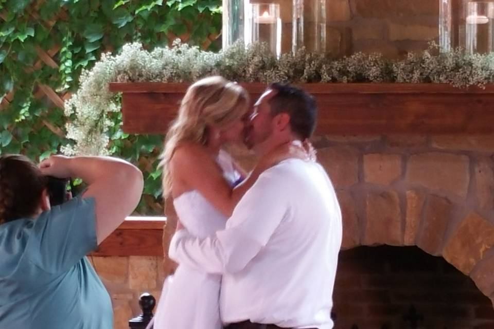 Wedding kiss