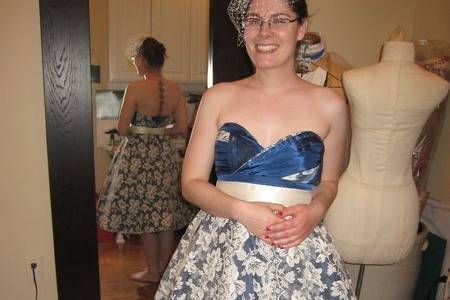 Grandma's wedding skirt
