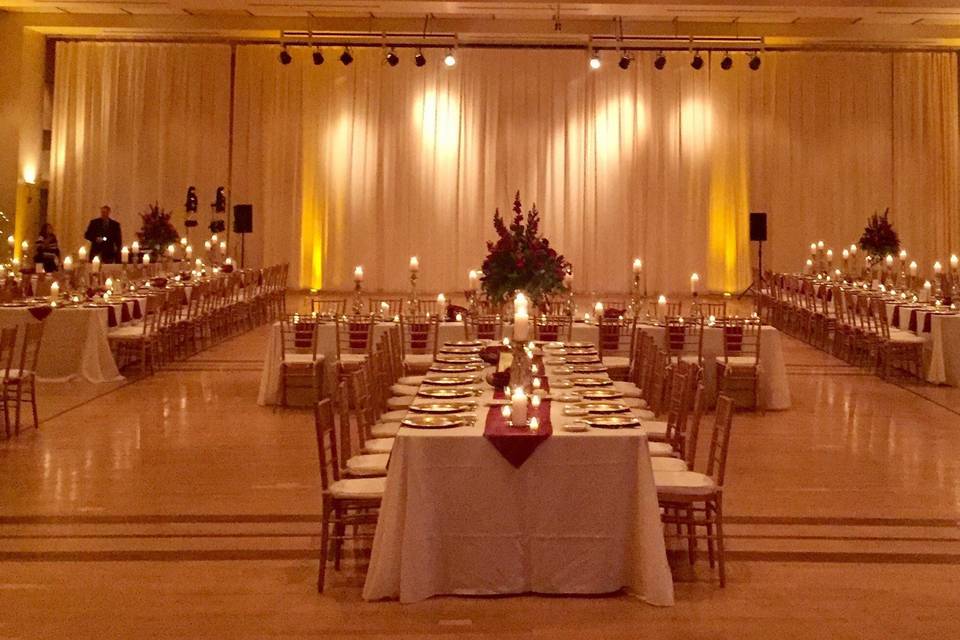 Reception set-up