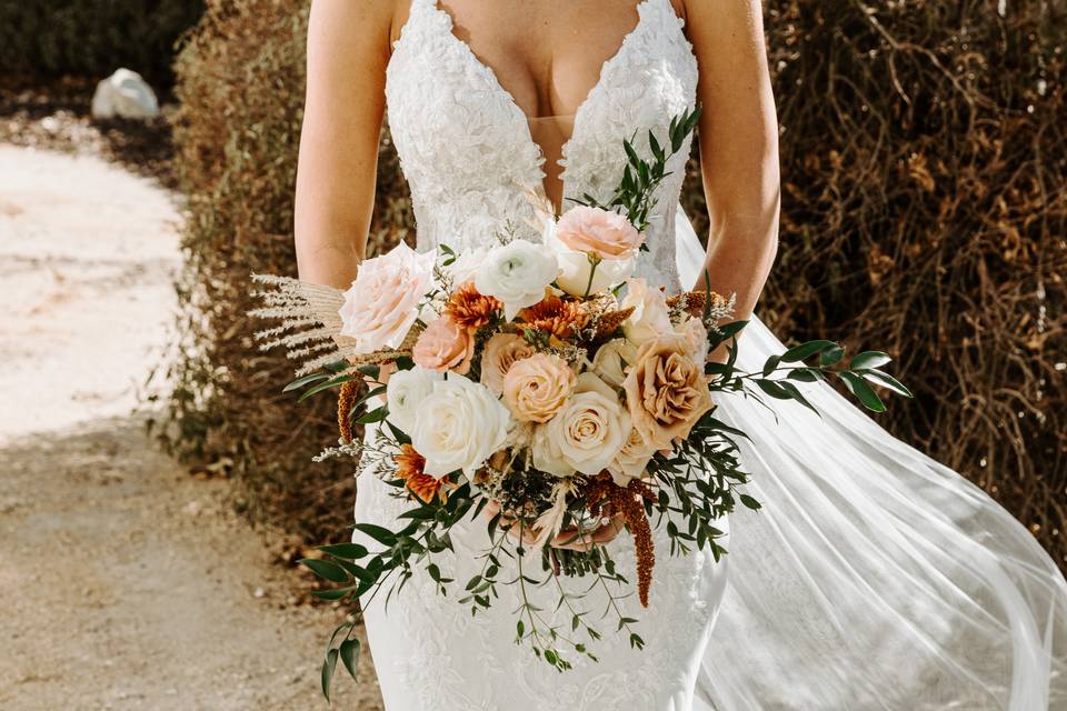 Flower Crown Wedding in Atascadero, CA