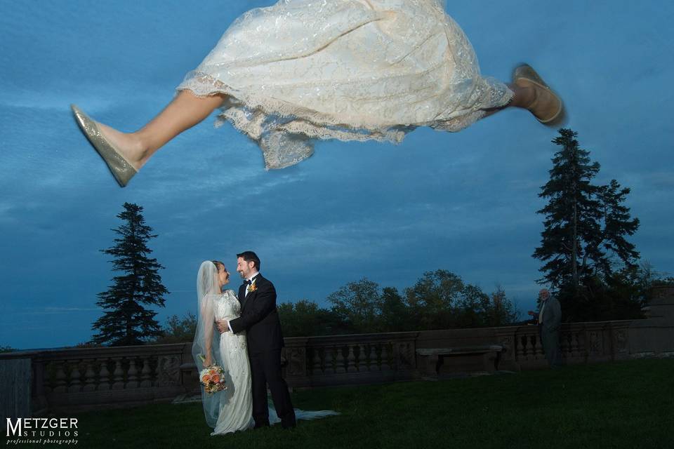 Copley square wedding photo