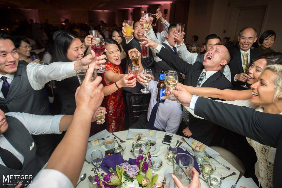 Asian toast wedding