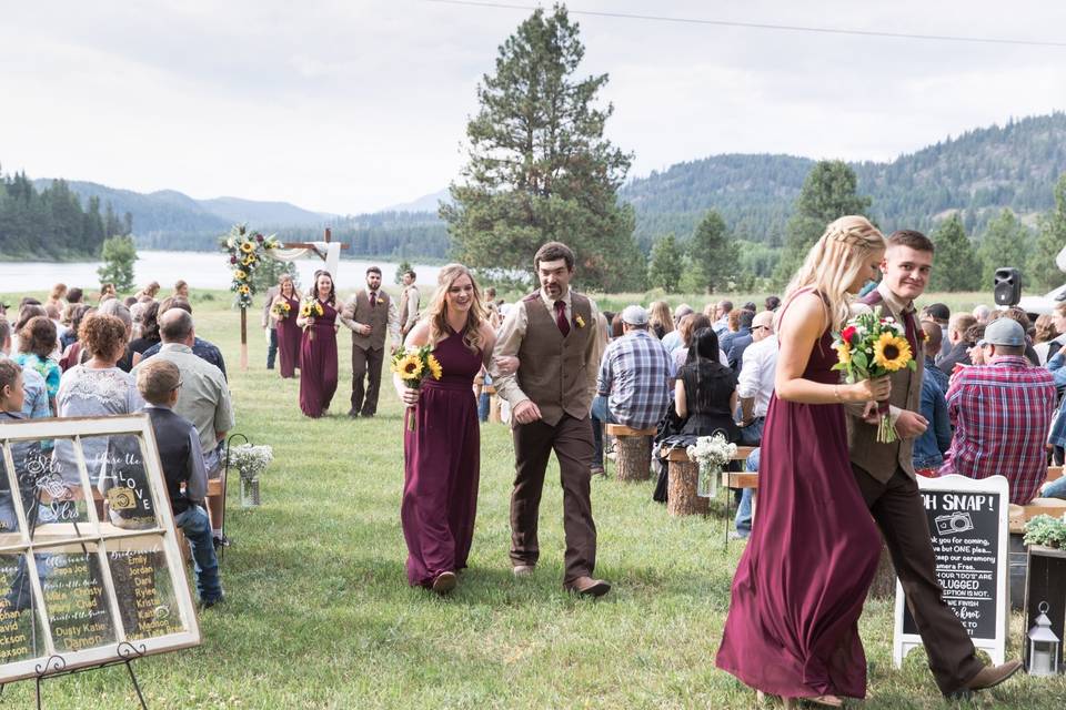 Outdoor ceremony