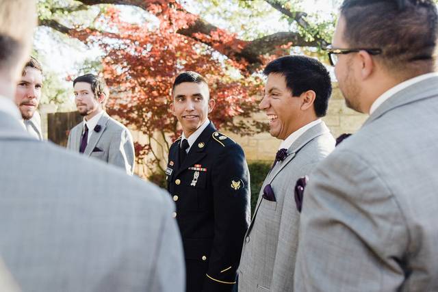 Fun times with groomsmen and the main man