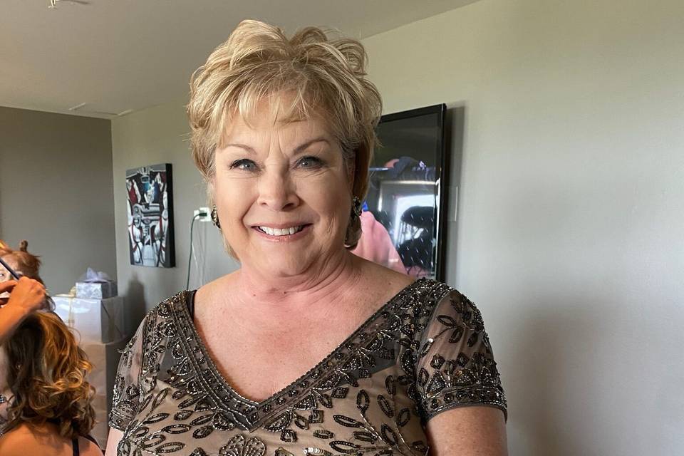 Wedding party makeup