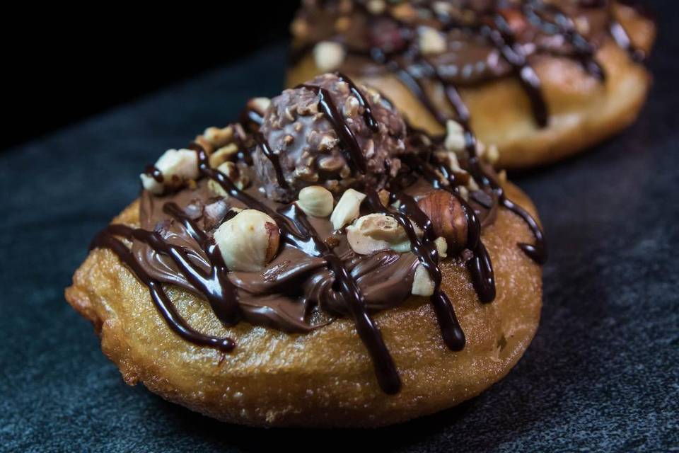 Nutty nutella doughnut