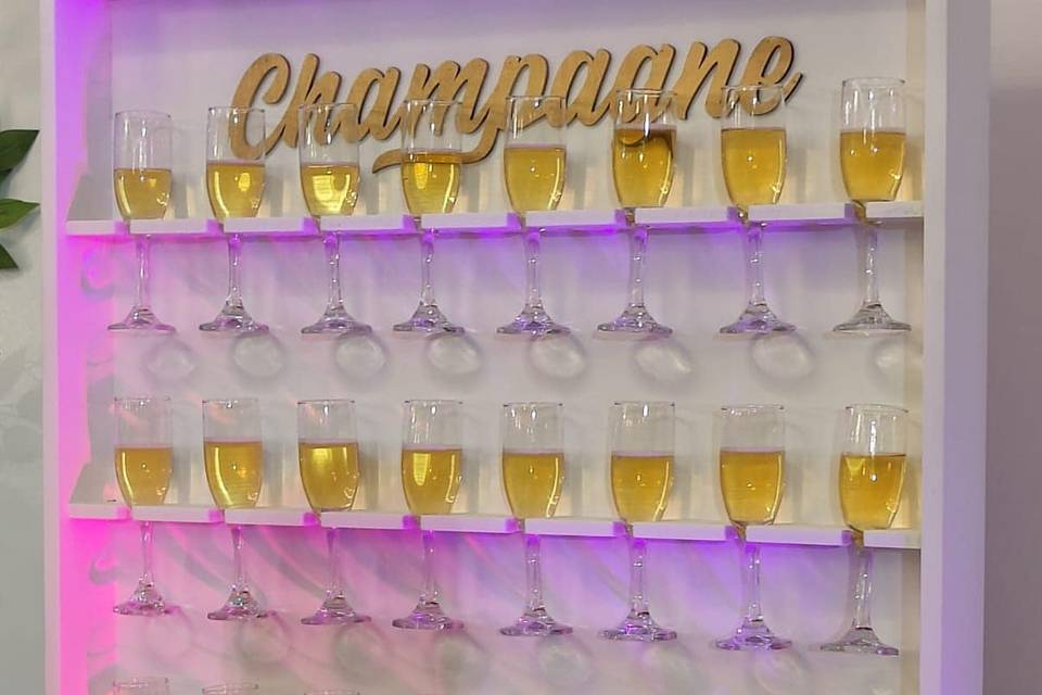 Champagne wall