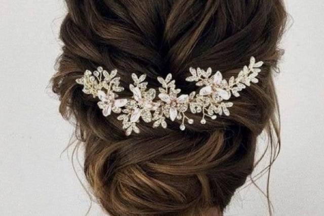 Bridal updo