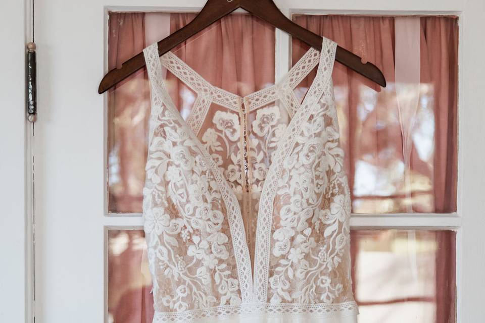 Bride's gown