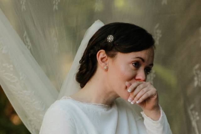 The bride amidst speeches
