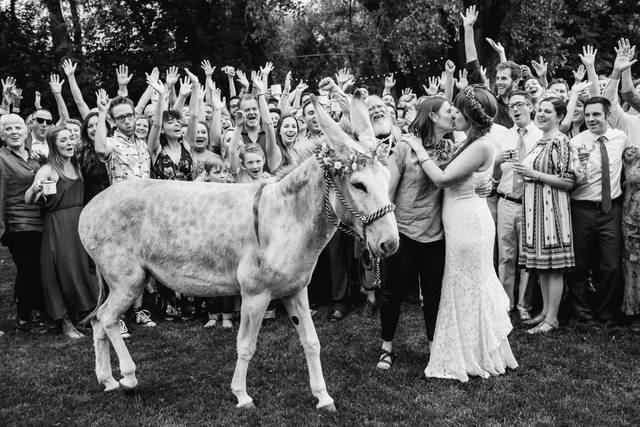 Celebrating the newlyweds | Photo: Mallory Munson Photogra