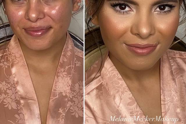 Before and after beauty