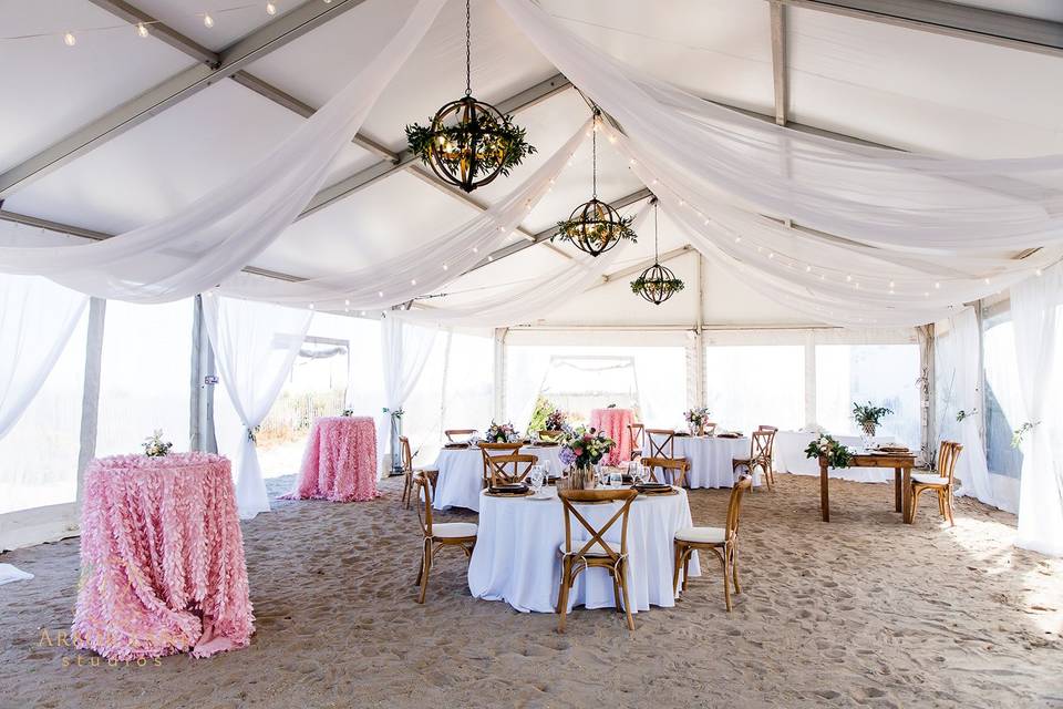 Tented Wedding Reception