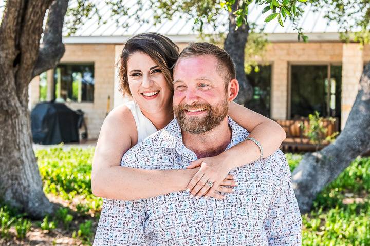 Couple in Main Courtyard