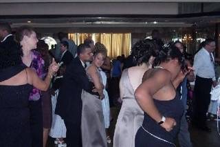 Guests dancing