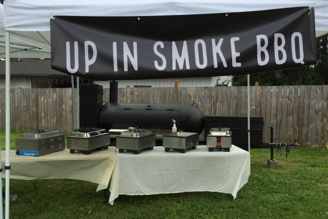 One of our buffet setups. We can change it up to accommodate your desires!