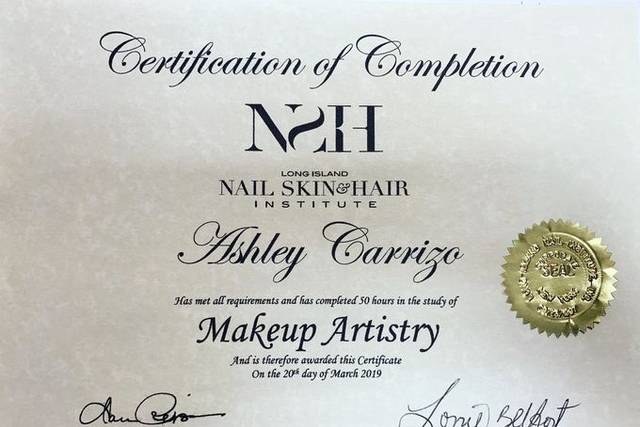 Certificate in MUA