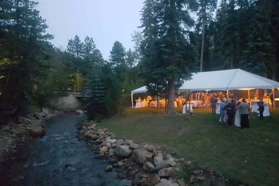 Tent Reception on Fall River
