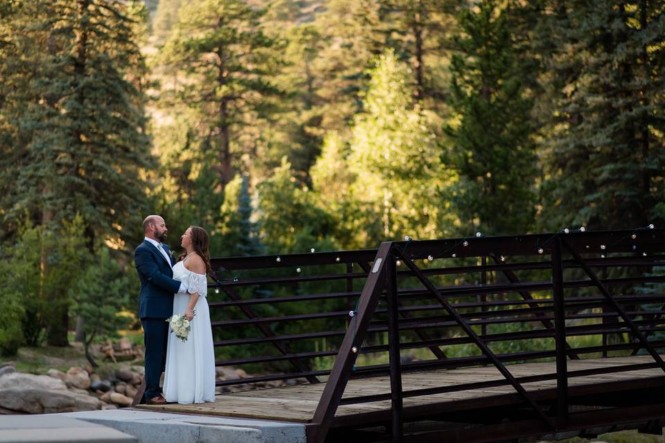 Weddings on Fall River at Estes Park Condos