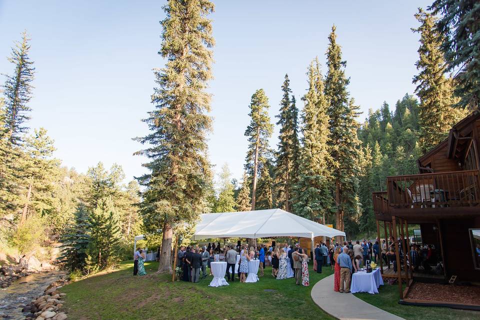 Weddings on Fall River at Estes Park Condos