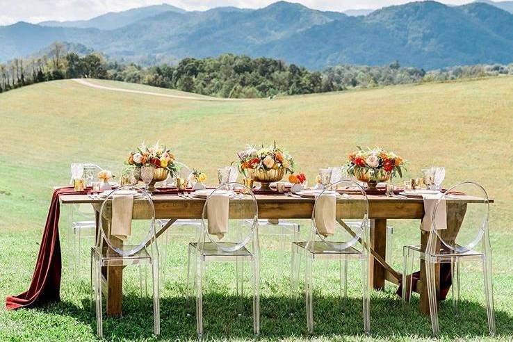 Farm Table Ghost Chair