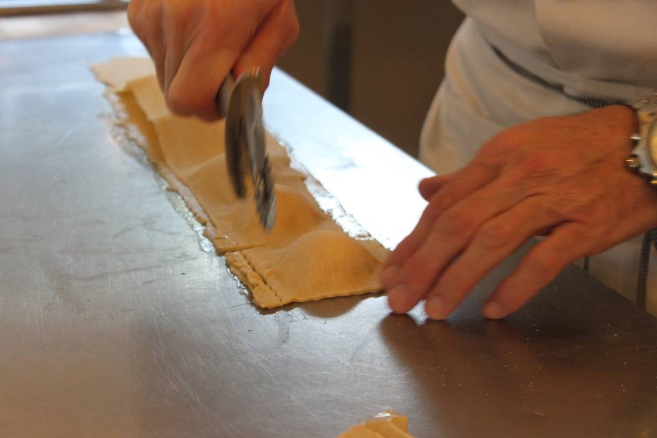 Butternut squash raviolis