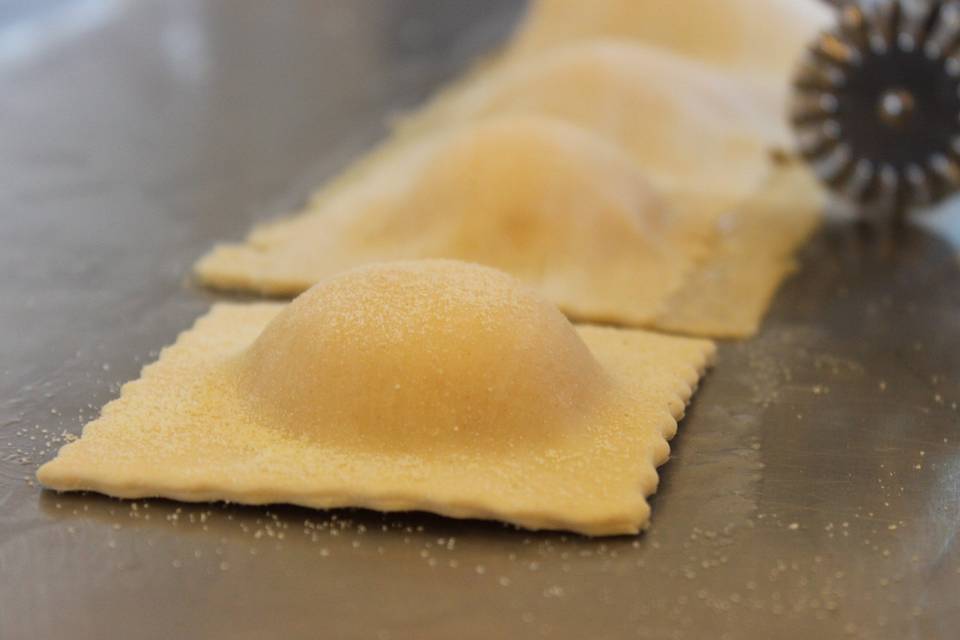 Butternut squash raviolis