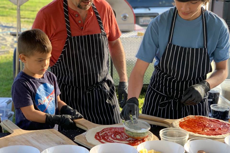 Pizza making class