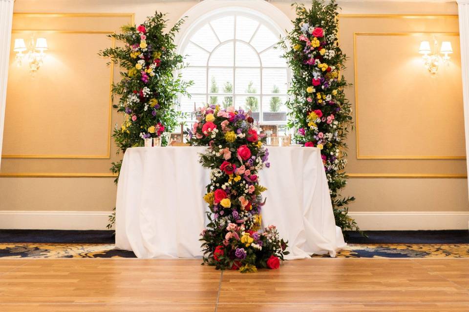 Colorful altar