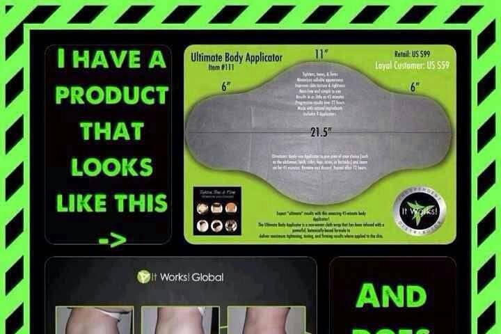 It Works! Skinny Wraps