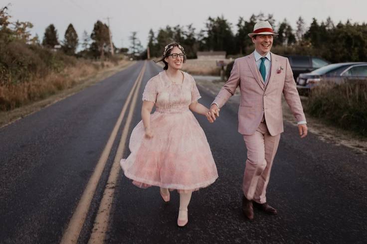 Pink Wedding attire