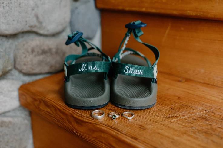 Custom wedding shoes