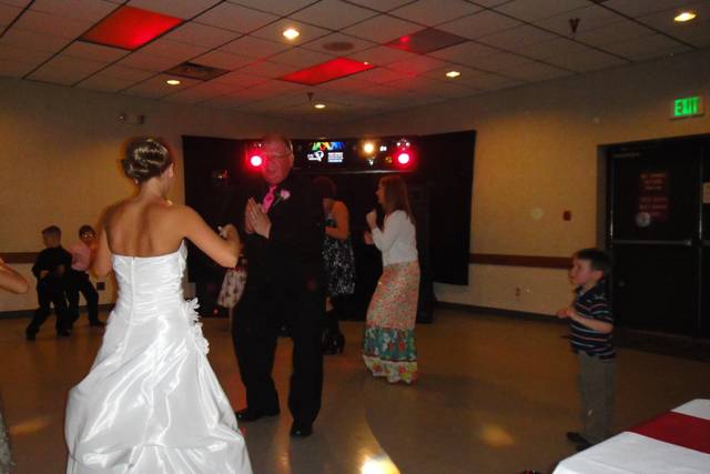Couple's first dance