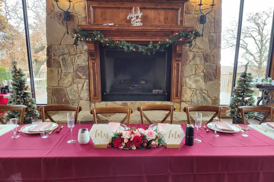 Gorgeous cake table