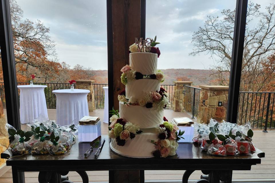 Gorgeous cake table