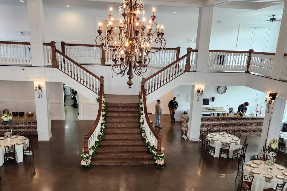 Grand Floral Staircase