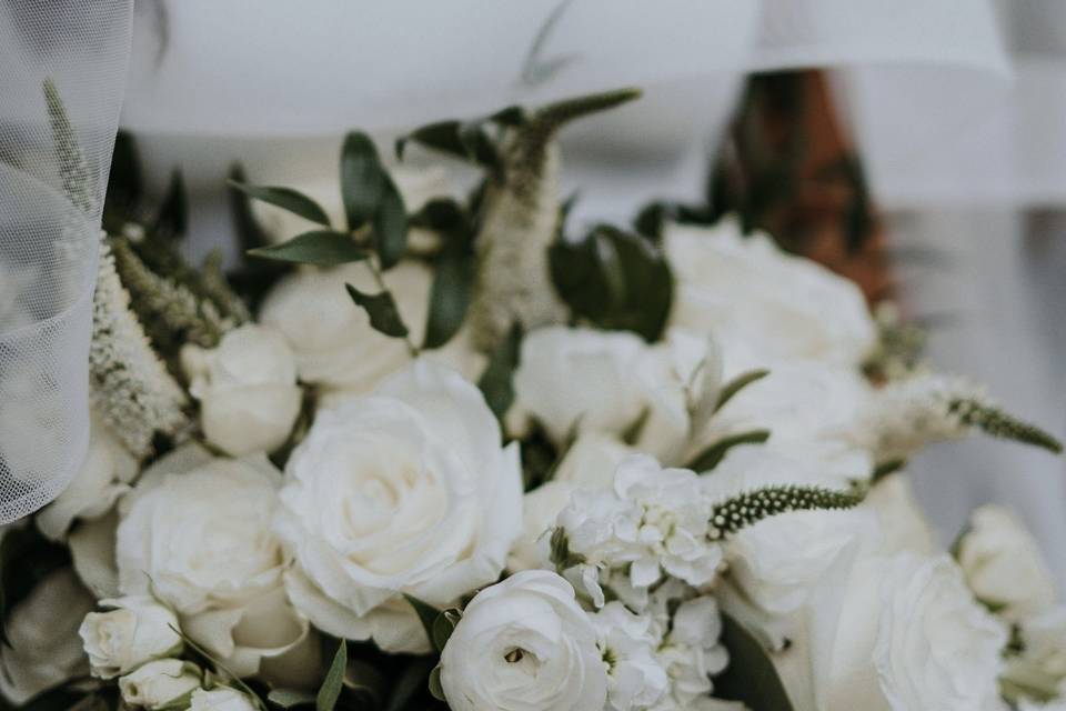 Classic white florals